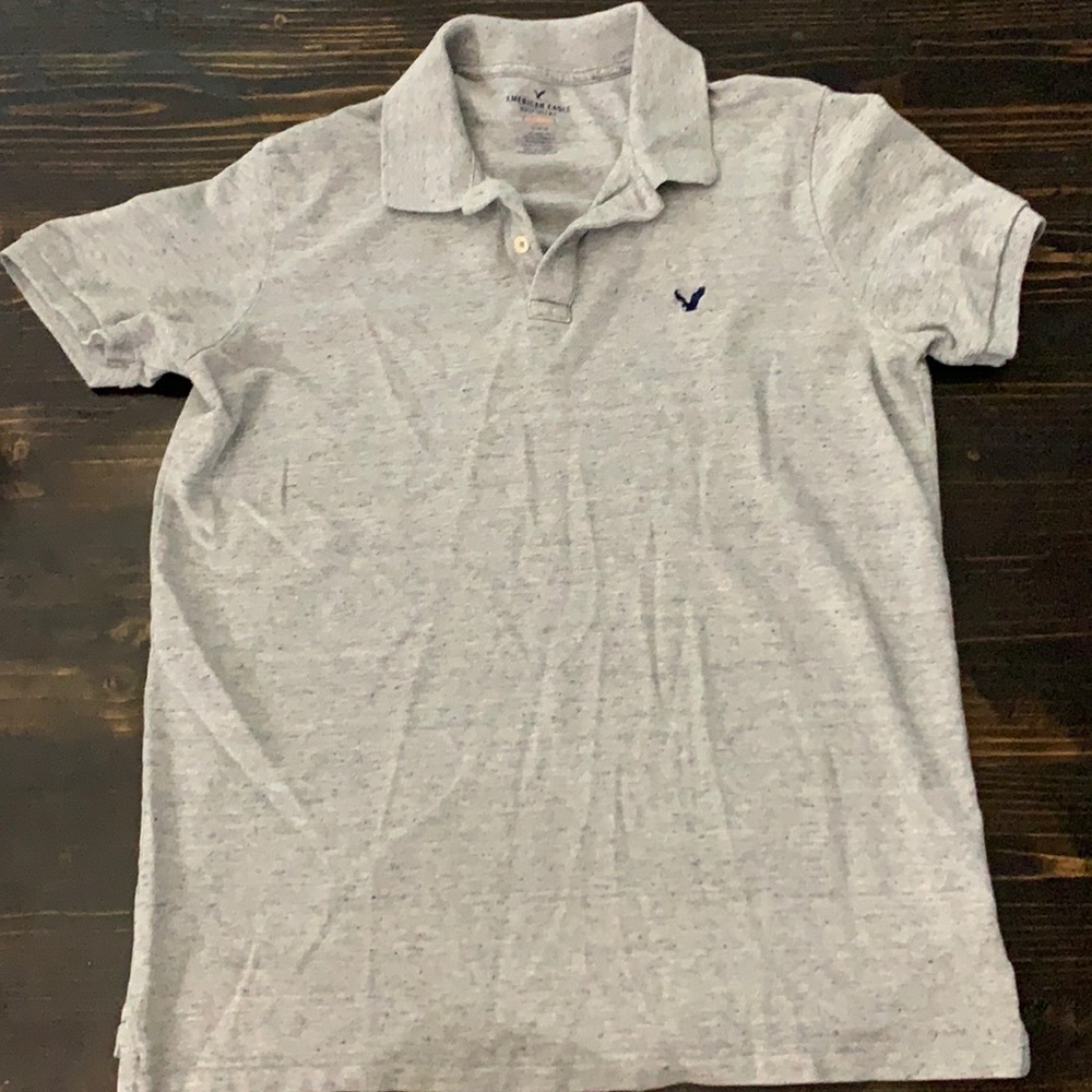 Like-new AE Gray Polo